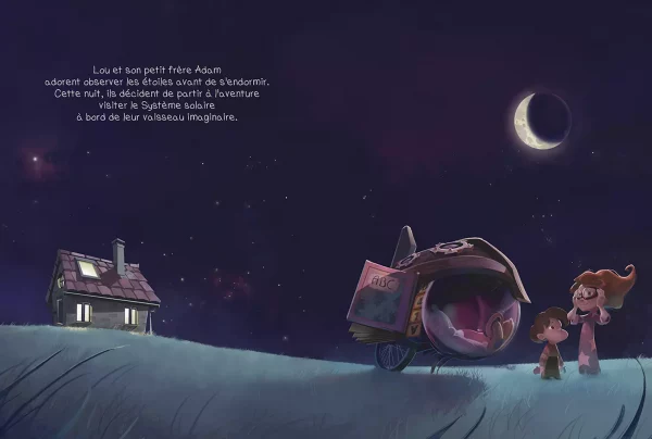 mission planètes rachpunzel nicolas leroy livre jeunesse illustré eidola éditions conte pour enfants ddécouverte science astronomie espace