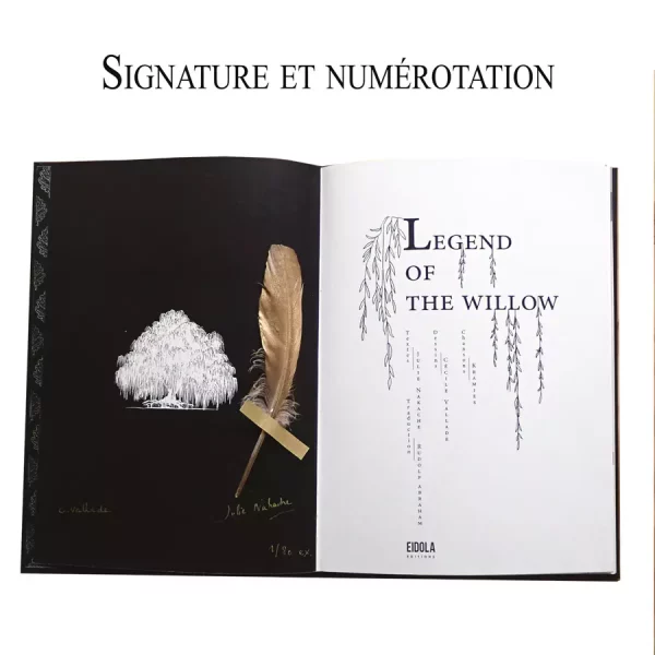 legend of the willow livre musical illustré julie nakache cécile vallade kramies eidola éditions conte légende chêne femme-louve garulfe