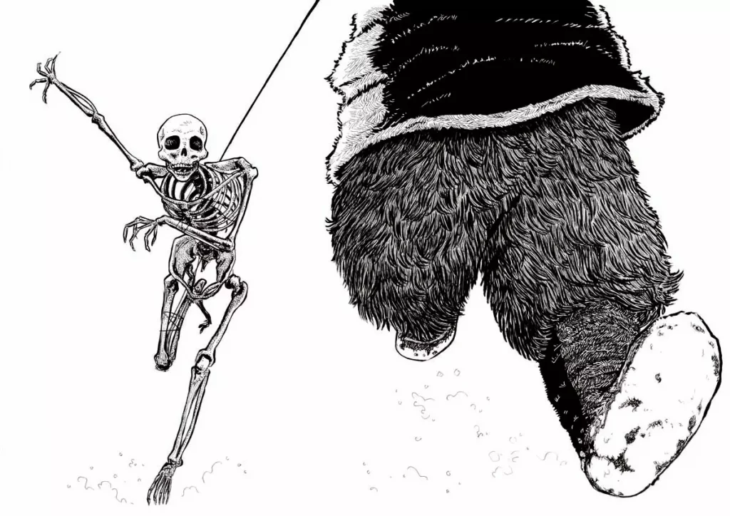 Bande-dessinée - La femme squelette - légende inuit - chants inuits