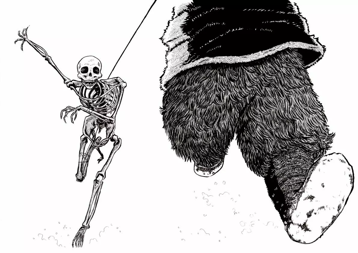 Bande-dessinée - La femme squelette - légende inuit - chants inuits