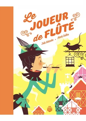 eidola éditions couverture le joueur de flûte julie nakache marie caillou livre jeunesse illustré musique conte pour enfant