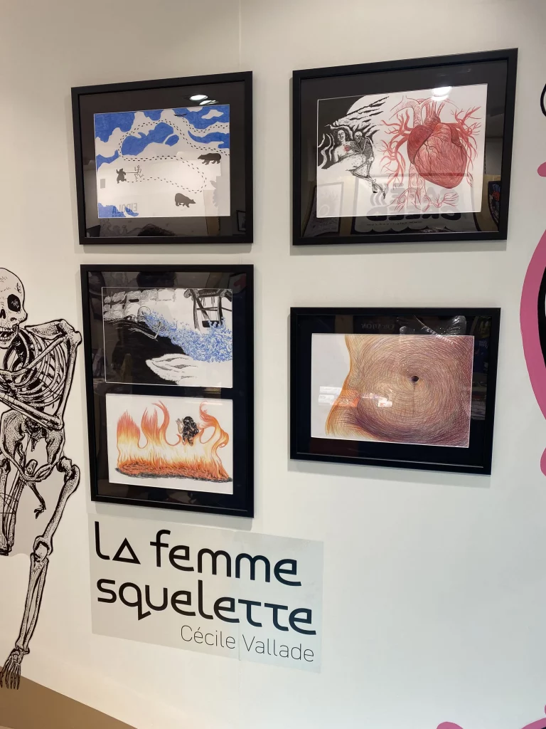 Exposition - La femme squelette - bande dessinée - légende inuit