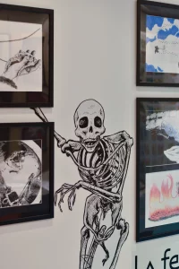 Exposition - La femme squelette - bande dessinée - légende inuit