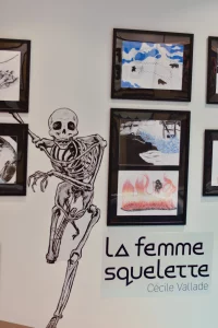 Exposition - La femme squelette - bande dessinée - légende inuit