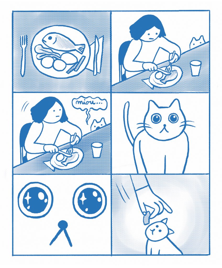 Bande-dessinée jeunesse - Miaou - journée d'une petite fille et ses deux chats