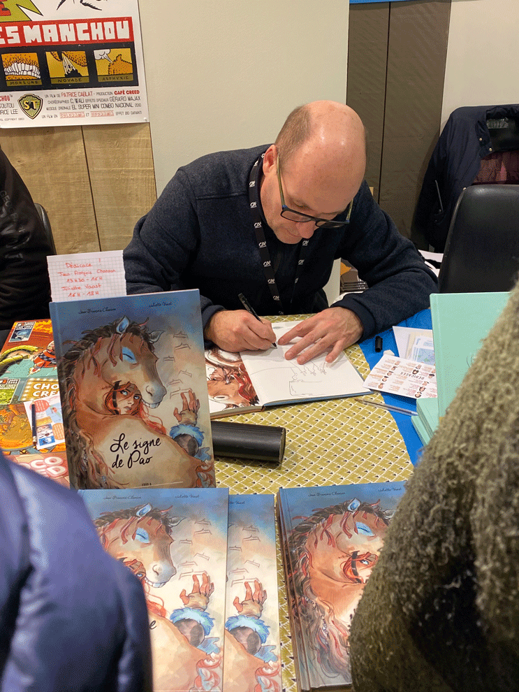Dédicaces - Bande dessinée - Le signe de Pao - Jean-François Chanson