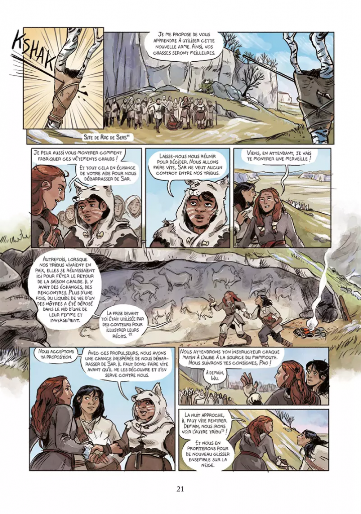 Bande dessinée - Le signe de Pao - art pariétal - transmission savoirs paléolithique