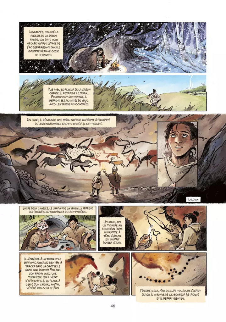 Bande dessinée - Le signe de Pao - art pariétal - transmission savoirs paléolithique