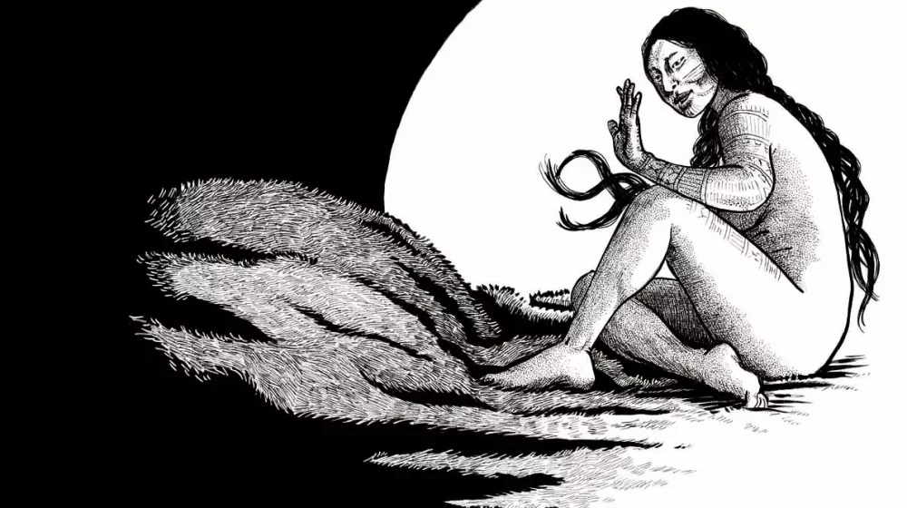 eidola éditions la femme squelette cécile vallade marie-pascale dubé livre musical illustré légende inuit conte adaptation chant